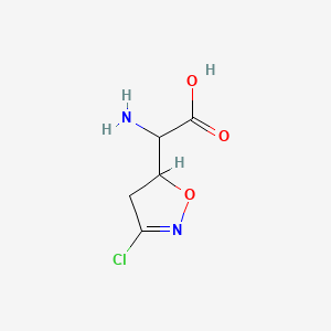 5-Isoxazoleacetic acid, alpha-amino-3-chloro-4,5-dihydro-