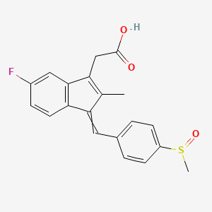 molecular formula C20H17FO3S B1197470 Arthrocine CAS No. 32004-68-5
