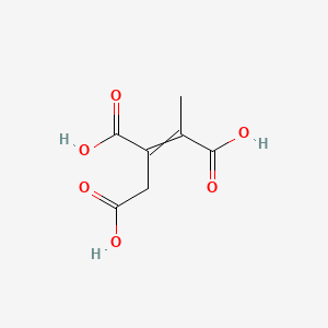 molecular formula C7H8O6 B1197490 Methylaconitic acid 