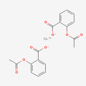 B1197494 Aspirin calcium CAS No. 69-46-5