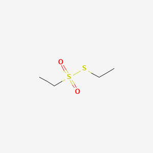 molecular formula C4H10O2S2 B1197499 Ethylicin CAS No. 682-91-7
