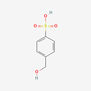 molecular formula C7H8O4S B1197506 4-(羟甲基)苯磺酸 