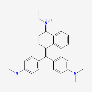 molecular formula C29H32N3+ B1197512 victoria blue R(1+) 