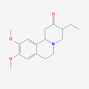 3-Ethyl-1,3,4,6,7,11b-hexahydro-9,10-dimethoxy-2H-benzo[a]quinolizin-2-one
