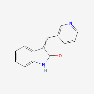 molecular formula C14H10N2O B1197519 3-(3-Pyridylmethylidene)-2-indolinone 
