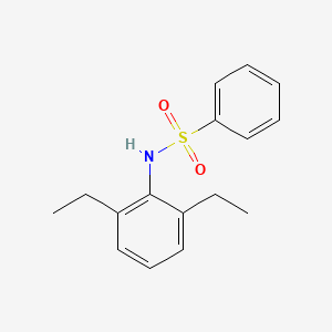 molecular formula C16H19NO2S B11975196 N-(2,6-diethylphenyl)benzenesulfonamide CAS No. 106291-28-5
