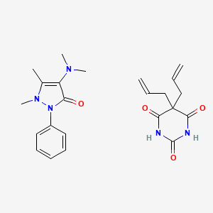 molecular formula C23H29N5O4 B1197522 Cibalgin CAS No. 8015-13-2