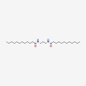 molecular formula C27H54N2O2 B11975320 Dodecanamide, N,N'-1,3-propanediylbis- CAS No. 114118-81-9