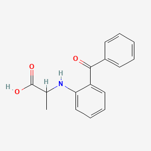 molecular formula C16H15NO3 B1197541 N-(2-Benzoylphenyl)alanine CAS No. 76477-50-4
