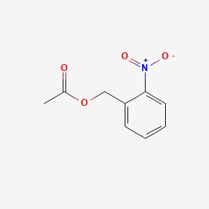 molecular formula C9H9NO4 B1197543 2-Nitrobenzyl acetate CAS No. 77376-01-3