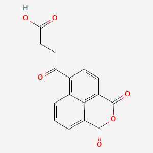 molecular formula C16H10O6 B1197557 Mepna 184 CAS No. 94040-23-0