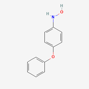molecular formula C12H11NO2 B1197559 4-Hydroxylaminodiphenyl ether CAS No. 39501-62-7