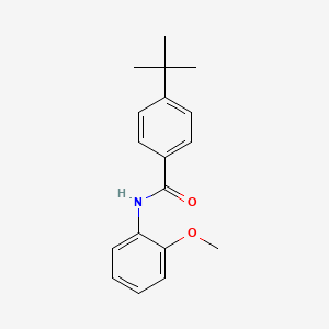 molecular formula C18H21NO2 B11975599 4-tert-butyl-N-(2-methoxyphenyl)benzamide CAS No. 129488-43-3