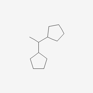 molecular formula C12H22 B1197563 1,1-Dicyclopentylethane CAS No. 4413-21-2