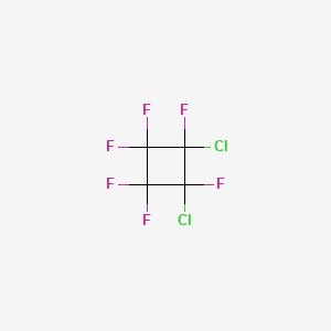 molecular formula C4Cl2F6 B1197575 1,2-Dichlorohexafluorocyclobutane CAS No. 356-18-3