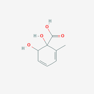 molecular formula C8H10O4 B1197593 1,6-Dihydroxy-2-methylcyclohexa-2,4-dienecarboxylic acid 