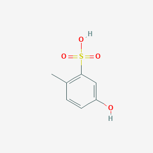 molecular formula C7H8O4S B011976 5-Hydroxy-2-methylbenzenesulfonic acid CAS No. 102014-39-1