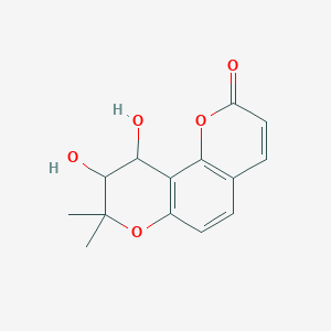 molecular formula C14H14O5 B1197619 Khellactone CAS No. 518-76-3