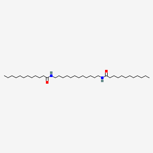 molecular formula C36H72N2O2 B11976197 Dodecanamide, N,N'-1,12-dodecanediylbis- CAS No. 151493-20-8
