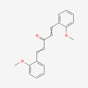 molecular formula C19H18O3 B1197621 1,5-Bis(2-methoxyphenyl)penta-1,4-dien-3-one 