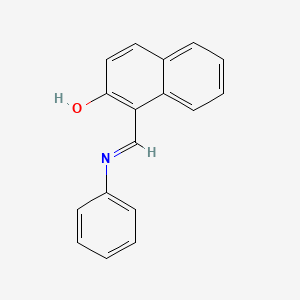 molecular formula C17H13NO B1197622 1-(Anilinomethylidene)-2-naphthalenone CAS No. 731-90-8