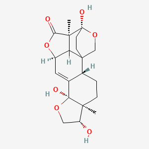 molecular formula C20H26O7 B1197623 Icacinol CAS No. 96881-05-9