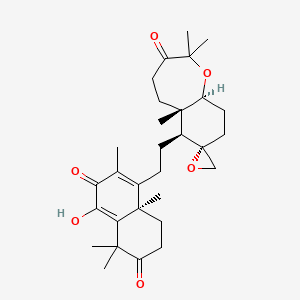 molecular formula C30H42O6 B1197624 Sodwanone G CAS No. 172854-77-2