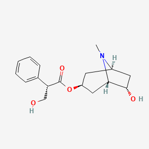 molecular formula C17H23NO4 B1197627 anisodamine 