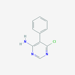 molecular formula C10H8ClN3 B11976333 6-Chloro-5-phenylpyrimidin-4-amine CAS No. 3974-20-7