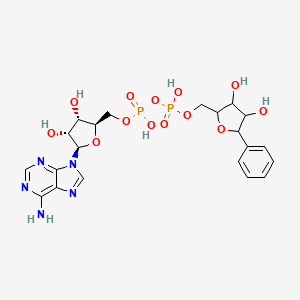 molecular formula C21H27N5O13P2 B1197635 Phenyladenine dinucleotide CAS No. 68134-82-7