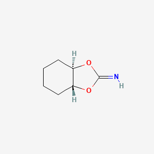 molecular formula C7H11NO2 B1197636 1,3-Benzodioxol-2-imine, hexahydro-, trans- CAS No. 76207-57-3