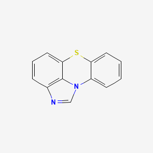 molecular formula C13H8N2S B1197640 Imidazo(4,5,1-kl)phenoxazine CAS No. 202-25-5