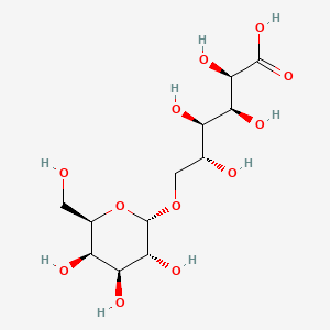 molecular formula C12H22O12 B1197643 Melibionic acid CAS No. 21675-38-7
