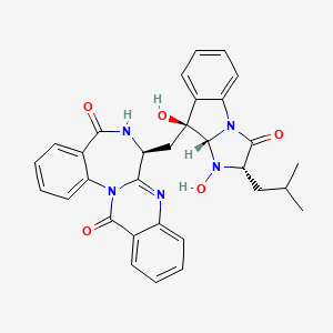molecular formula C31H29N5O5 B1197652 Asperlicin B CAS No. 93413-08-2