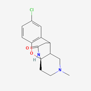 molecular formula C15H17ClN2O2 B1197659 Lortalamine 