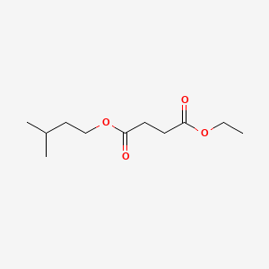molecular formula C11H20O4 B1197662 Ethyl isopentyl succinate CAS No. 28024-16-0