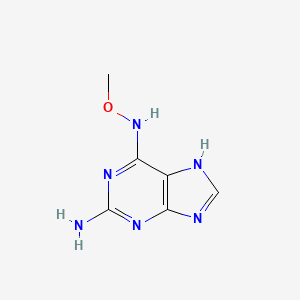 2-Amino-N(6)-methoxyadenine