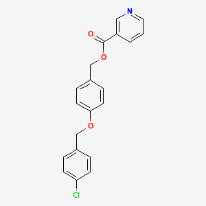 4-(4'-Chlorobenzyloxy)benzyl nicotinate