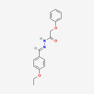 molecular formula C17H18N2O3 B11976767 N'-(4-ethoxybenzylidene)-2-phenoxyacetohydrazide CAS No. 303085-65-6