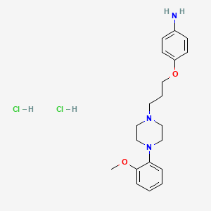1-(3-(p-Aminophenoxy)propyl)-4-(o-methoxyphenyl)piperazine dihydrochloride
