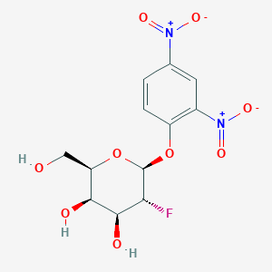 molecular formula C12H13FN2O9 B119769 2',4'-二硝基苯基 2-脱氧-2-氟半乳吡喃糖苷 CAS No. 143716-62-5