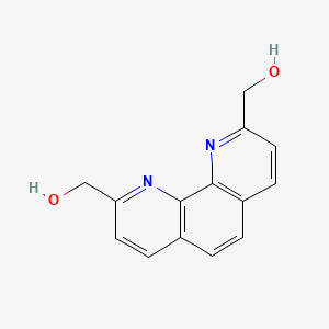 molecular formula C14H12N2O2 B1197695 1,10-Phenanthroline-2,9-diyldimethanol CAS No. 78831-36-4