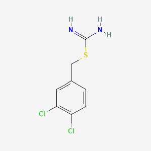 molecular formula C8H8Cl2N2S B1197696 3,4-Dichlorobenzyl Carbamimidothioate CAS No. 22297-13-8