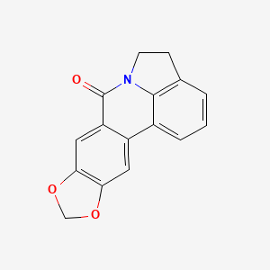 molecular formula C16H11NO3 B1197699 Anhydrolycorinone CAS No. 40360-71-2