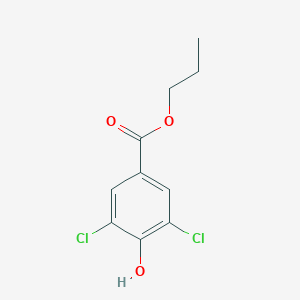 molecular formula C10H10Cl2O3 B011977 Propyl 3,5-dichloro-4-hydroxybenzoate CAS No. 101003-80-9