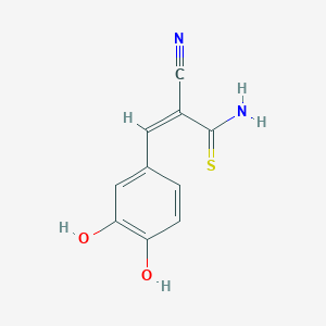 molecular formula C10H8N2O2S B1197704 Tyrphostin AG 213 