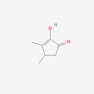 B1197712 2-Cyclopenten-1-one, 2-hydroxy-3,4-dimethyl- CAS No. 21835-00-7