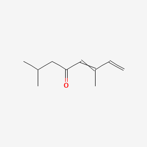molecular formula C10H16O B1197713 2,6-二甲基辛-5,7-二烯-4-酮 CAS No. 23985-25-3