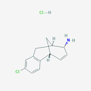 (5alpha,8alpha,9alpha)-2-Chloro-5,8,9,10-tetrahydro-5,9-methanobenzocycloocten-8-ylammonium chloride