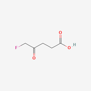 molecular formula C5H7FO3 B1197738 5-Fluoro-4-oxopentanoic acid CAS No. 76385-49-4
